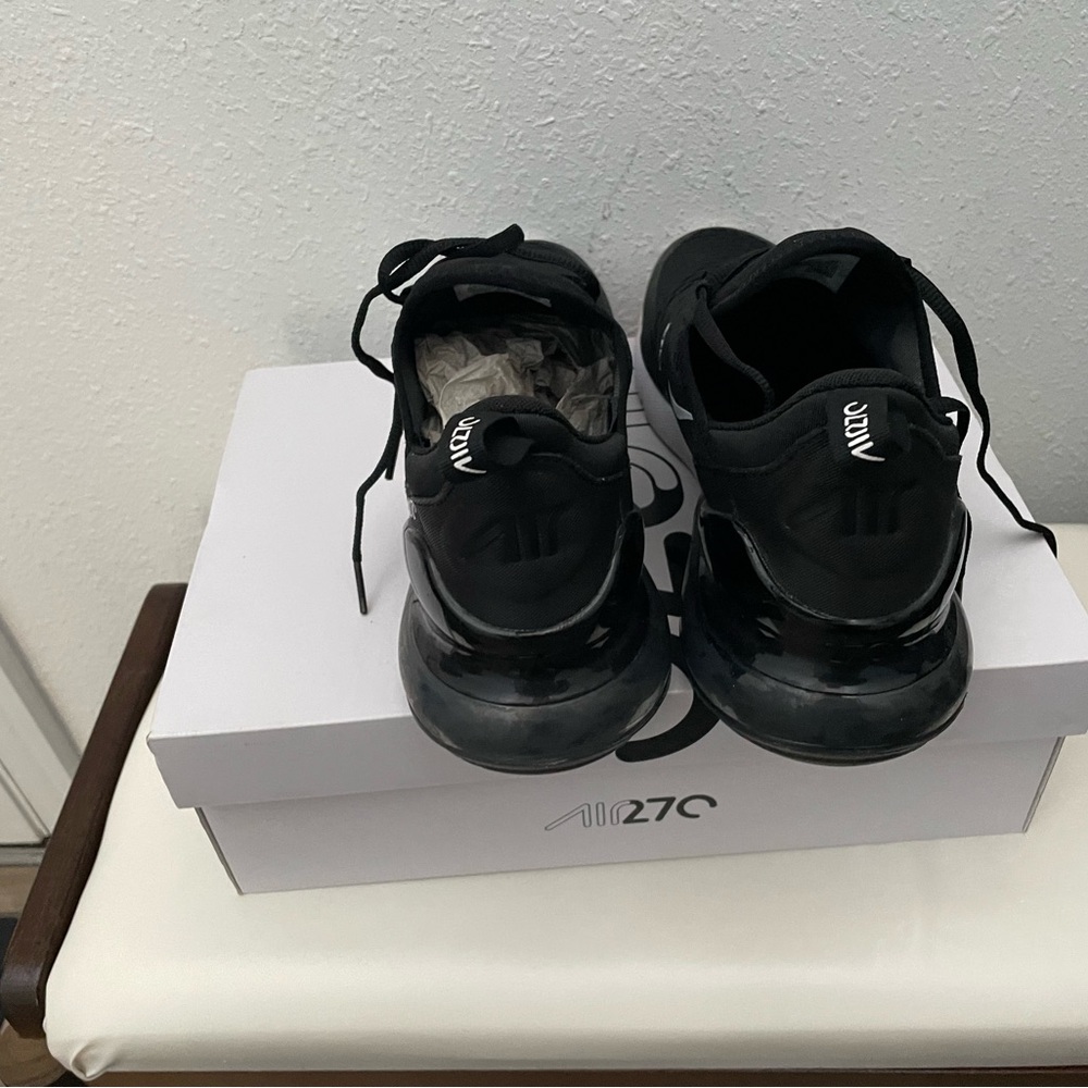Nike Air Max 270 Black and White Sneakers - Picture 2 of 8